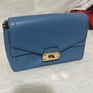 Gently used Michael Kors blue bag.